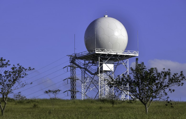 Radar meteorolgico RMT 0200, instalado no Cemaden